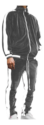 Pantalones De Chándal Para Hombre, Color Casual, Terciopelo,
