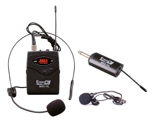 Micrófono Inalámbrico De Solapa Pro Dj M80-hl 