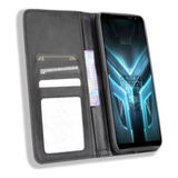 Case Capa Flip Carteira Para Asus Rog Phone 3 , Zs661ks