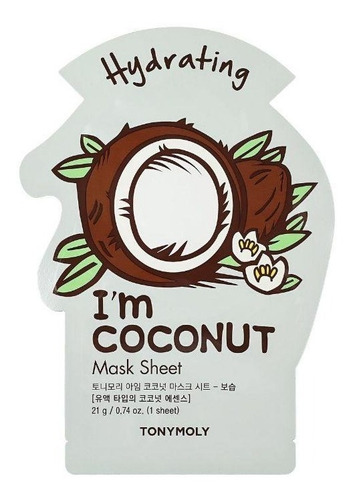 Tonymoly - Mascarilla Facial De Coco Im Real Tipo De Piel Seca,mixta,grasa