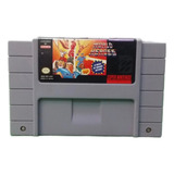  Snes World Heroes Original Americano Usado Funcionando 