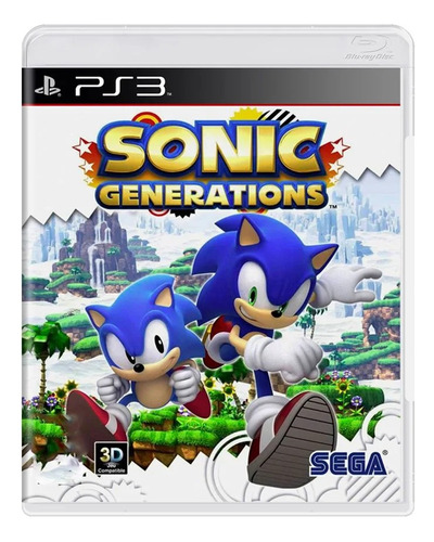 Sonic Generations Standard Edition Ps3 Mídia Física Seminovo