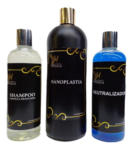 Nanoplastia, Neutralizador,shampo Limpz,kit Beautiful Angels