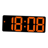 Relojes De Escritorio Oficina Calendario Temperatura Naranja