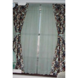 Cortinas Ambiente En Voile Y En Tropical + Envio Gratis