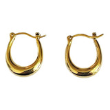 Aros Argollas Bote 18k Inflado