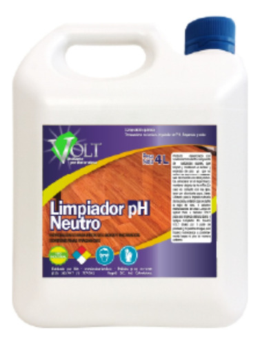 Galon X 4lt Limpiador De Ph Neutro Para - L a $9622