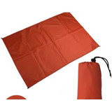 Lona Playera Lisa Impermeable 140x200 Cm C/bolsa Sujetadores