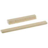 Kmise 2pcs Guitarra Clásica Bone Saddle Y Nut