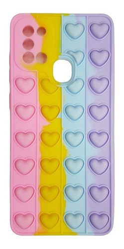 Funda Pop It Antiestres Silicona Para Samsung A21s