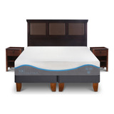 Cama Europea Alaska King + Set Torino Chocolate