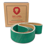 Red Label Abrasives 2 Correas De Lijado De Circonitas De Gra