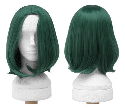 Peruca Curta Cosplay Long Bob Sem Franja Wig Cores Fantasia