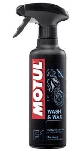 Cera Y Abrillantador E1 Motul 400 Ml Wash And Wax