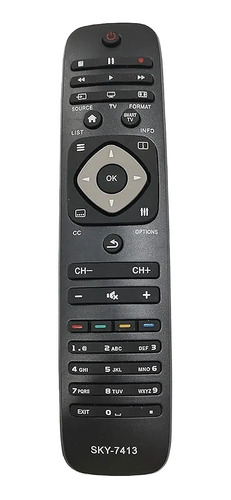 Sky-7413 Controle Remoto Para Tv Philips De Lcd Led