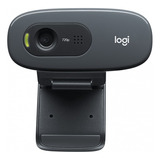 Webcam Hd Com Microfone Embutido C270 Logitech Cor Preto