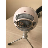 Blue Snowball Ice Microfone Usb Usado Branco