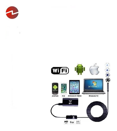 Mini Camara Endoscopica Wifi Andro/win/mac De Inspección 5mt