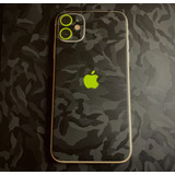 Skin Vinil Premium Black Camo Neon Para iPhone 11