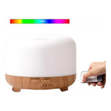 Humidificador Difusor Ultrasonico Aire Lampara Madera Color