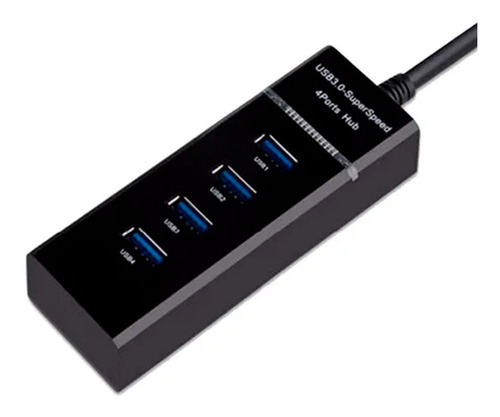 Hub Puertos Multi Usb 4 En 1 De 3.0 Velocidad Indicador Luz.