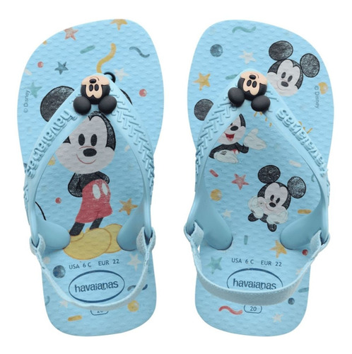 Chinelo Sandália Baby Disney Classic Elástico Bebê Primeiros