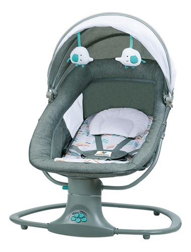 Cadeira De Balanço Para Bebê Mastela Techno Elétrica Verde