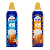 Delight Cold Foam Crema Batida 2 Pack Caramel Y Vainilla