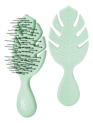 Wet Brush Go Green Mini Desenredante, Verde - Cepillo Para D