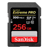 Tarjeta De Memoria Sandisk Extreme Pro De 256 Gb, Tarjeta Sd De 300 Mb
