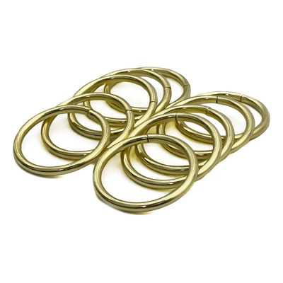 10 Aros De Metal Macetero Macrame 1.5 Pulgadas Dorado | Meses sin interés
