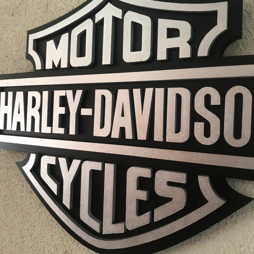 Cuadro Cartel Corporeo Harley Davidson Motos 