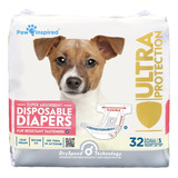 Paw Inspired Pañales Desechables Para Perras, 32 Unidades