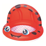 Pileta Inflable Redondo Bestway 52189 Vaquita De San Antonio 26l Roja Caja