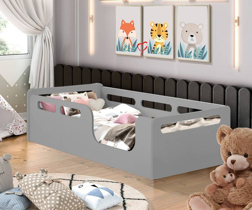 Cama Montessoriana Infantil Solteiro Sonho Feliz