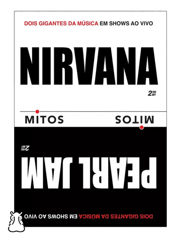 Dvd Nirvana E Pearl Jam Série Mitos Duplo Novo Lacrado