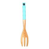 Cucharon De Madera Con Mango Silicon Cocina Lpj-278 