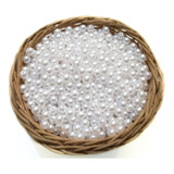 250 Perlas Para Coser Blancas 6 Mm Insumos Bijouterie