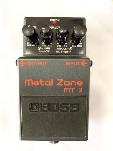 Pedal Boss Metal Zone Mt-2 Guitarra Distorsión