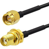 Cable Pigtail 1 Mt Wifi Sma-macho A Sma-hembra Chasis Rg174
