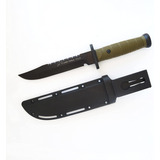 Cuchillo 7 Hoja Pavonada Mango Rubber C/funda 9425