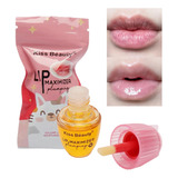 Lip Gloss Brillo De Labios Voluminizador Kiss Beauty Acabado Brillante Color Sin Color