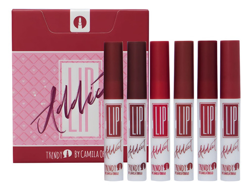 Kit Labiales X 6 Trendy Lip