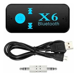 Transmisor Y Receptor Bluetooth Para Carro X6 Radio