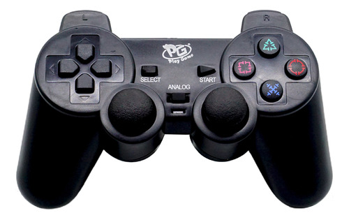 Controle Joystick Pg 3 Em 1 Wireless P2 P3 Pc Com Receiver Cor Preto