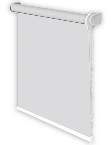 Persiana Cortina Blackout Rolo 100x160 Branco Sala Quarto