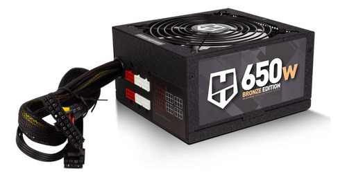 Fuente De Poder Nox Hummer 650w Modular 80+bronce