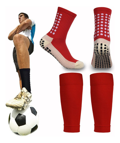 Calcetines De Futbol Antiderrapante Y Absorbe Sudor 2piezas