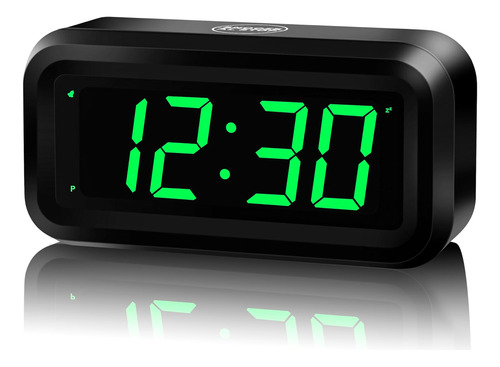 Kwanwa Reloj Despertador, Reloj, Reloj Led Verde De 1,2 PuLG