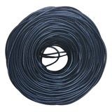 Cabo Rede Cat6 Preto 100m Utp Lan Net Caixa Cx Mt Rolo Black